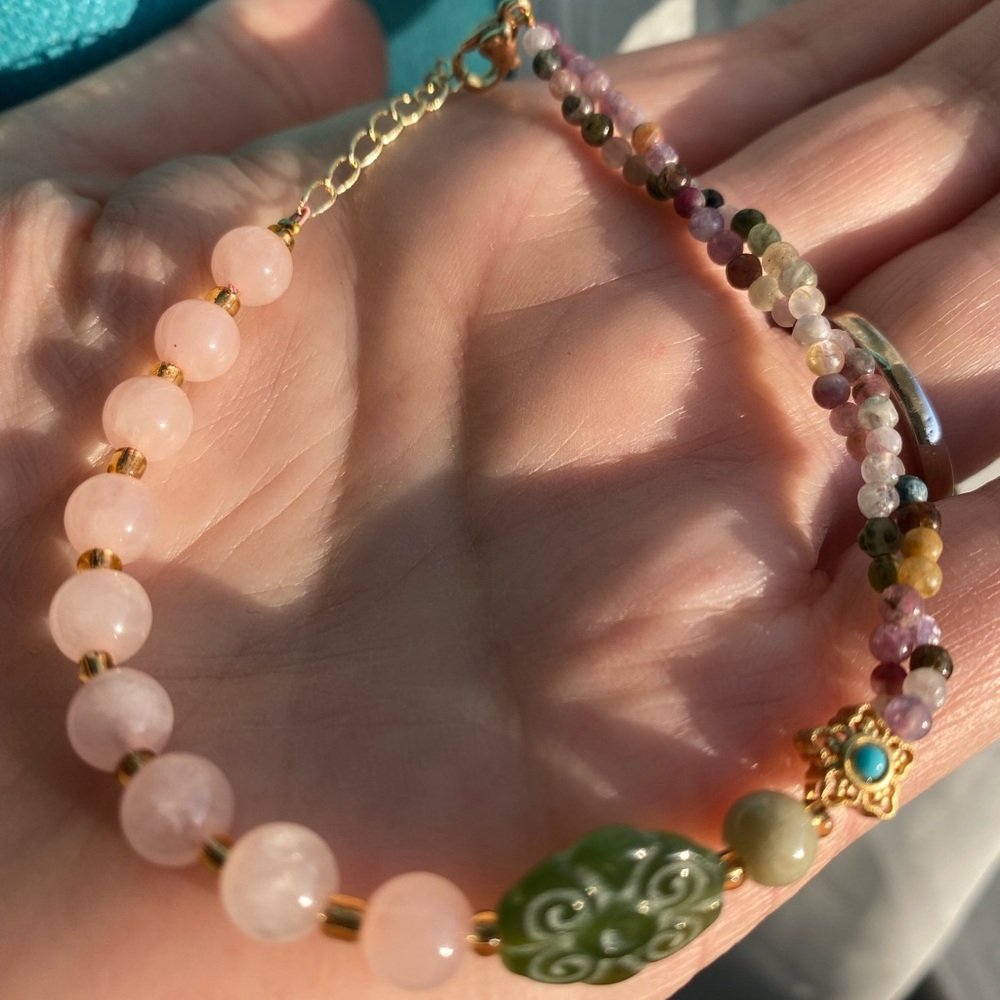 Rose quartz bracelet